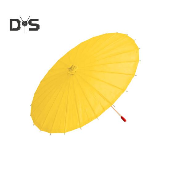 20/30/40/60/85CM Colorful Paper Umbrella Chinese Style DIY Crafts Decorative Oil-paper Painting Umbrella Bamboo Handle Oriental Parasol Party Favors