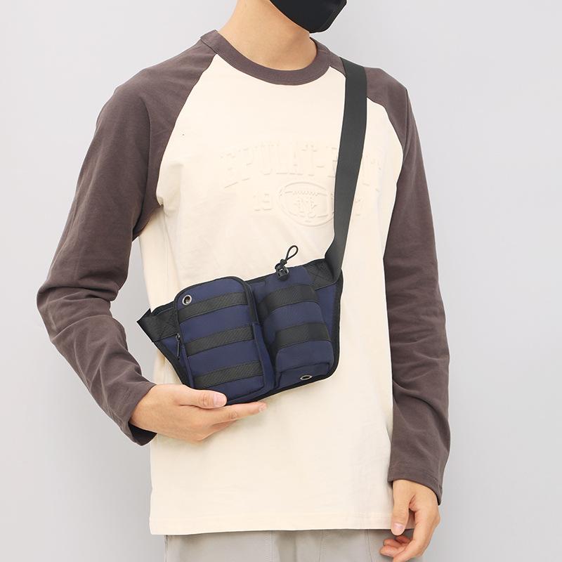 Unisex Hüfttasche Brusttasche Umhängetasche Hüfttasche Gürteltasche Canvas