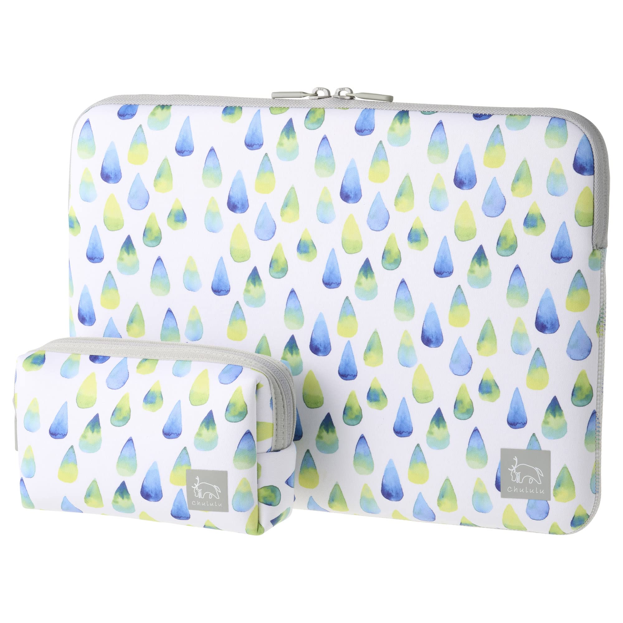 

HAKUBA Chululu PC Внутренний чехол Inch Multi Pouch Set Water Drops Green PC Case Gadget Case Computer Bag 4977187001099 13.3 & AMZSCH-PCMP13GR