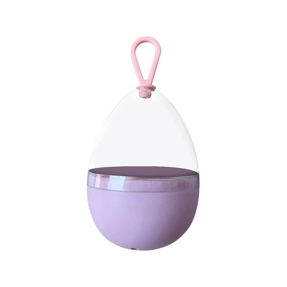 Empty Transparent Puffs Drying Box Storage Case Portable Sponge Stand Cosmetic Egg Shaped Rack Makeup Blender Puff Holder