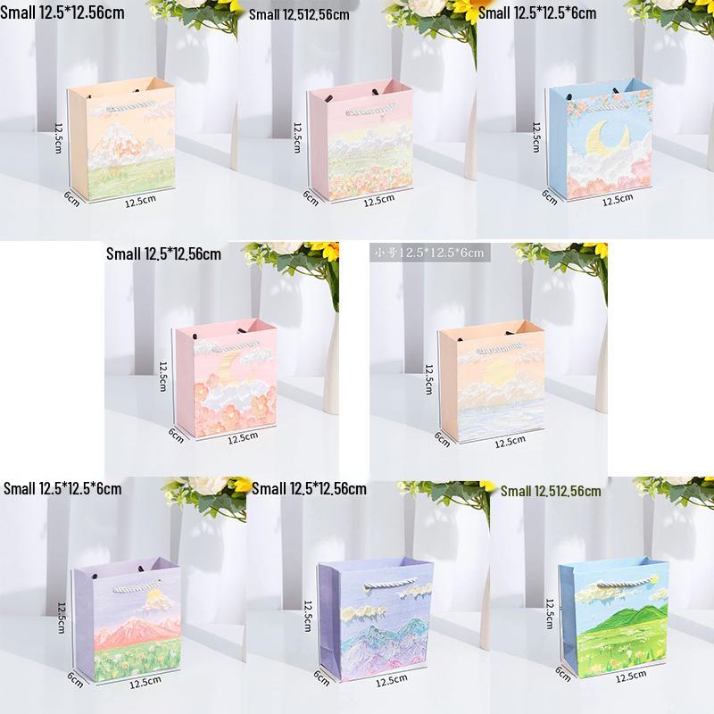 Splendida Borsa da Tote Letteraria: Design Pittura ad Olio Creativo per Festival, Compleanni, Regali Qixi e Bouquet