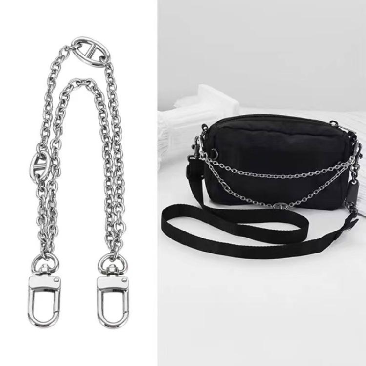 Corrente para Bolsa Decoração de Bolsa de Ombro Camadas Duplas Corrente para Bolsa Alça de Bolsa de Metal Acessórios para Bolsa