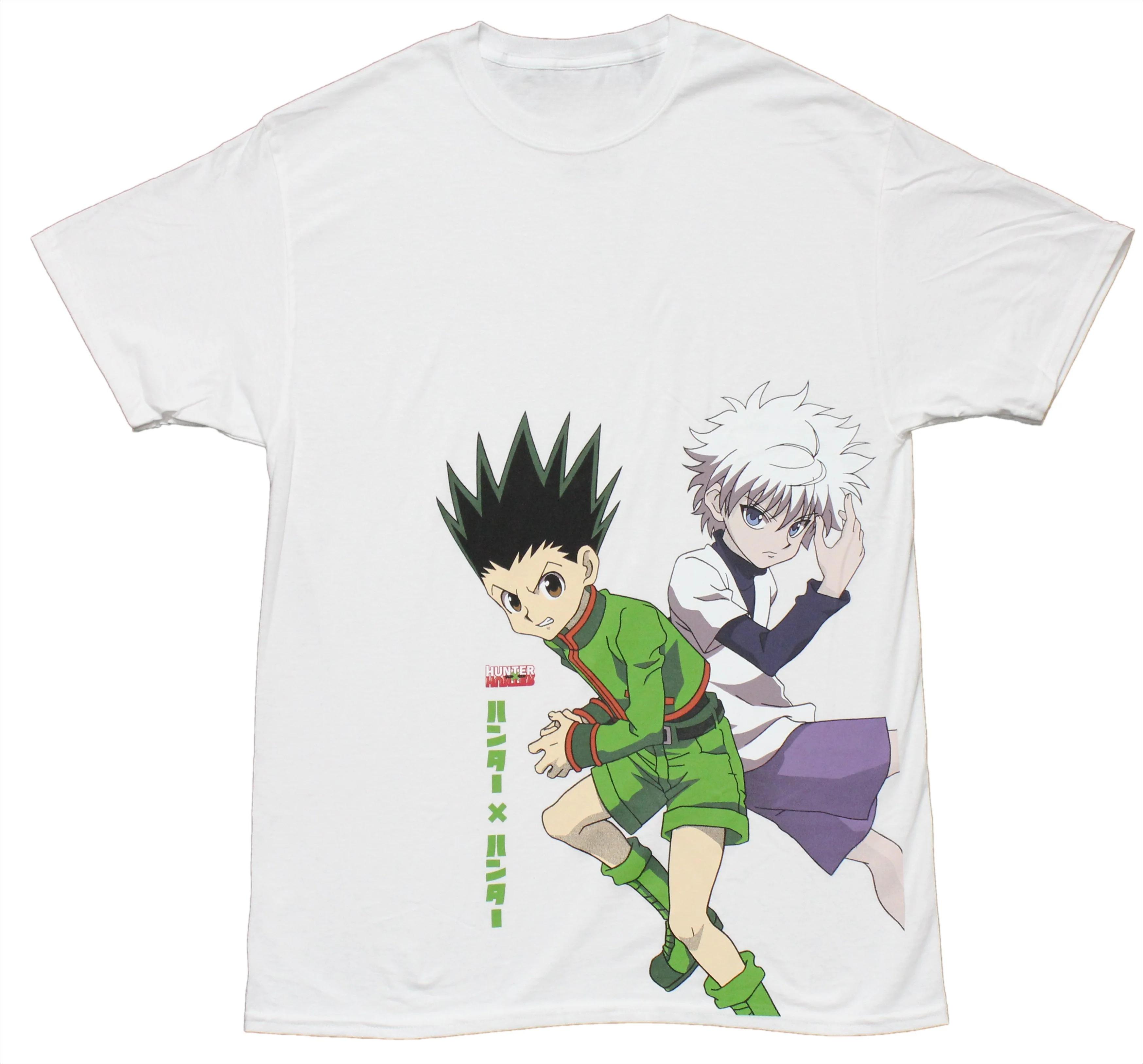 

Hunter X Hunter Anime Gon and Killua Back To Back Printed Tshirt Unisexs and Womens Tshirt Unisexs Top Sports Tshirt 2026 Summer S