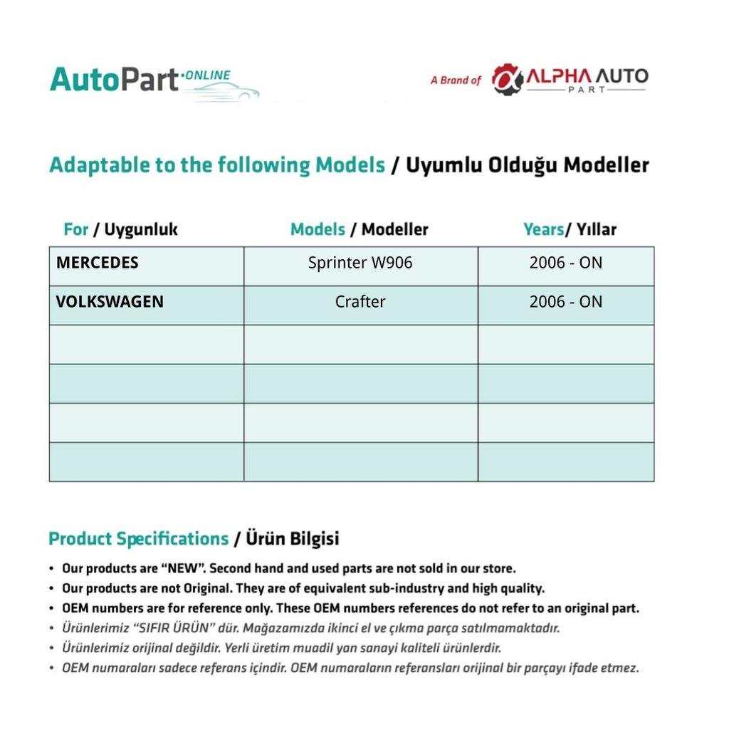 Glas-Tastenabdeckungen 4er-Set für Mercedes Sprinter, Volkswagen Crafter