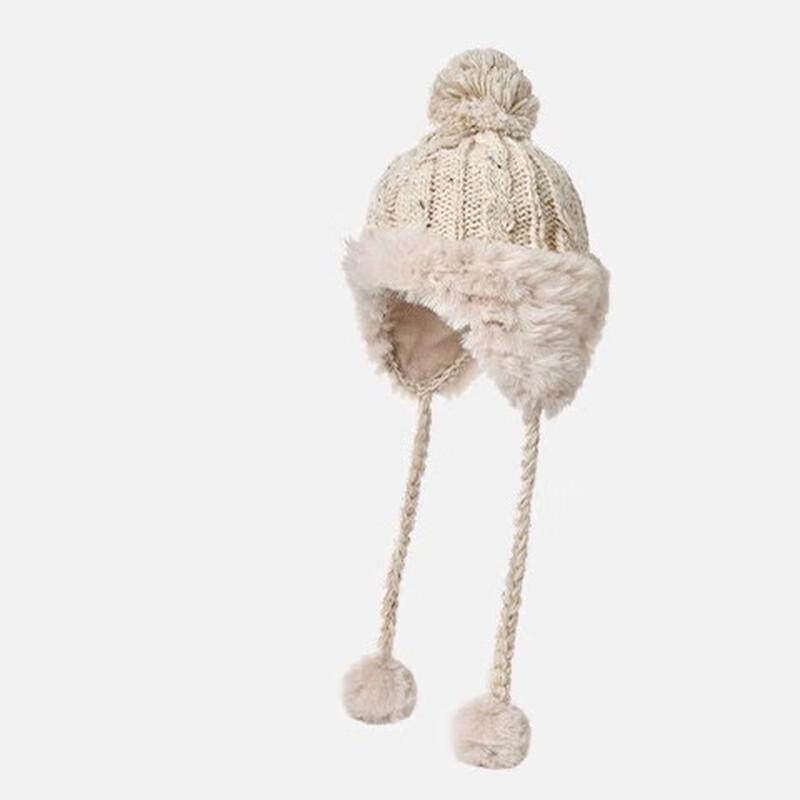 

Kenmont Women s Chunky Knit Pom-Pom Beanie KM-9485 One Size