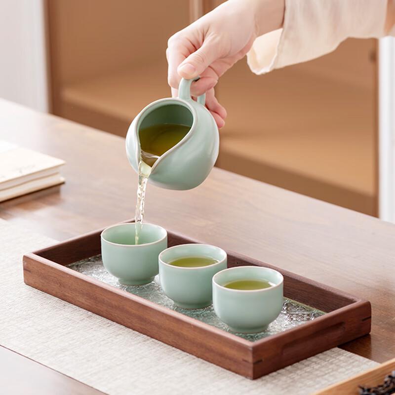 Bafangli Ru Kiln 10-Piece Gaiwan Tea Set