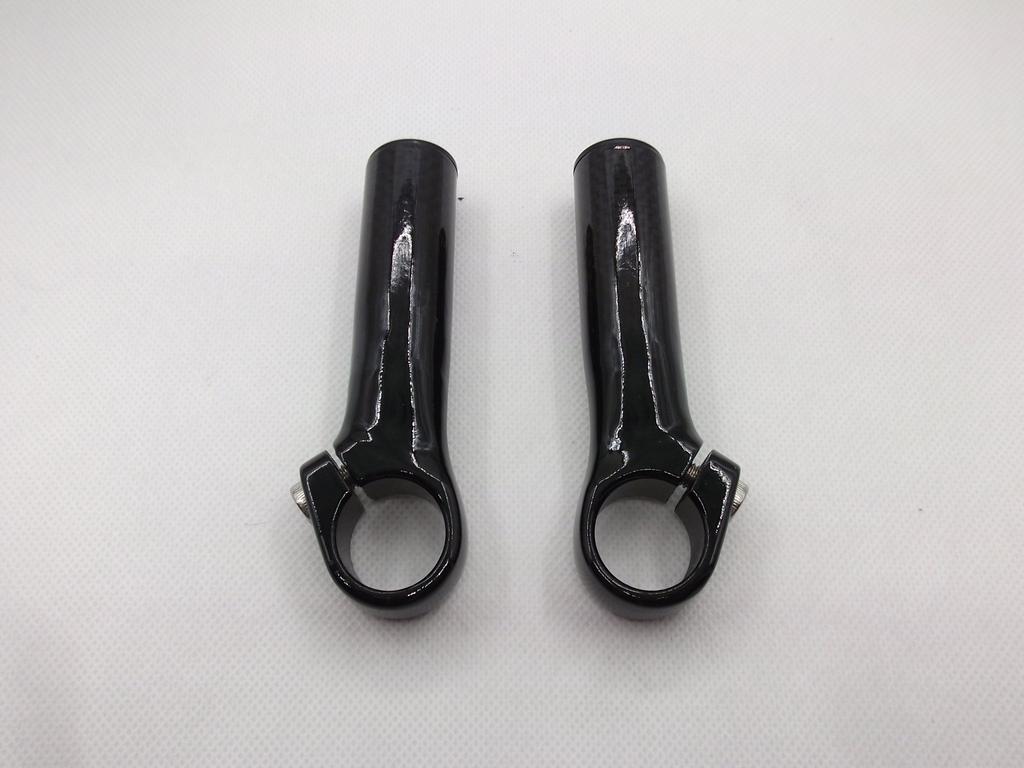 Lightweight Carbon Bar End Grip Type and Straight for Mountain Cross Road and Clear 60g! Two-Piece Set, Type, Bikes, Bikes, Bikes, Cyclocross!