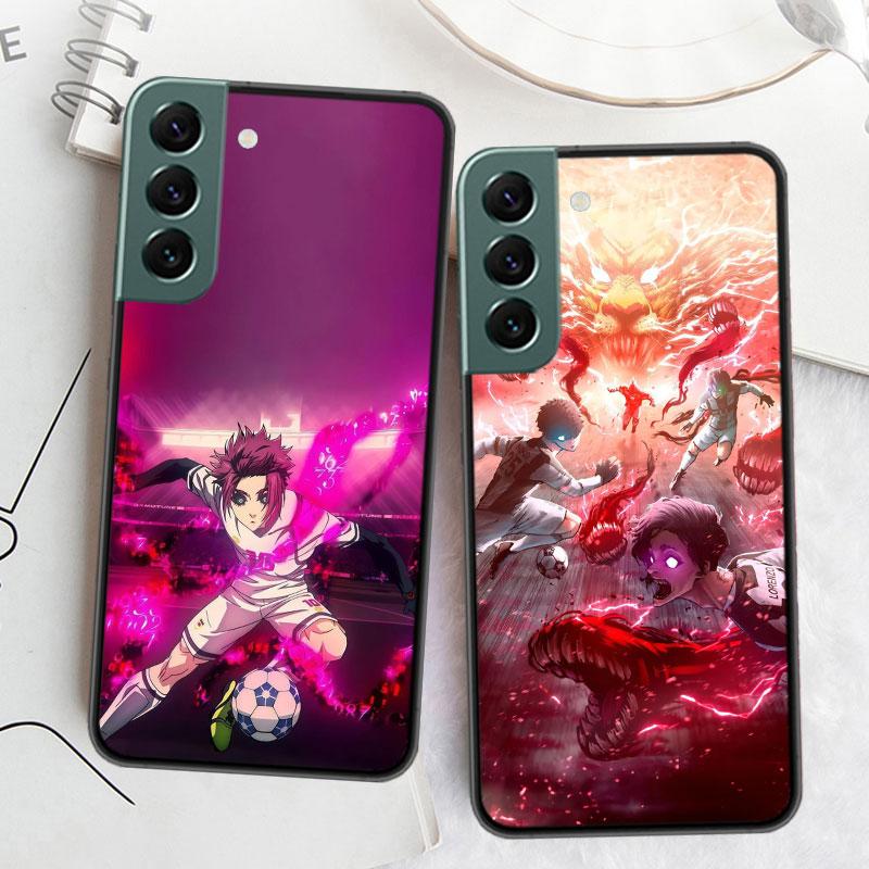 Blue Lock Anime Phone Case For Samsung Galaxy S22 S25 Ultra S21 S10 Plus S26 Edge S20 S23 S24 FE Cover Silicone Soft TPU Cle