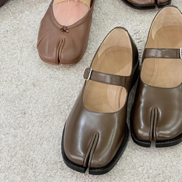 

Новые свиные ножки, туфли с раздвоенным носком, туфли-лодочки с неглубоким вырезом, женские туфли Мэри Джейн на толстой подошве 40 бордовый