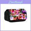 Fortnite Double Layer Pencil Bag With Nylon Material For Children Students And Stationery Storage