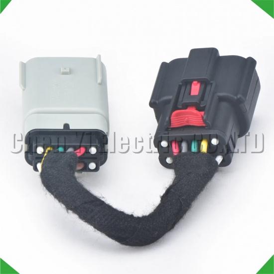 12 Pin Automotive Connector Wire Harness Plug For 15-23 Dodge Charger Hid To Halogen Headlights Converters 33472-1202 33482-1206