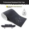 Black Waterproof Anti-Slip Double Kick Longboard Skateboard with Durable Diamond Sand Grip