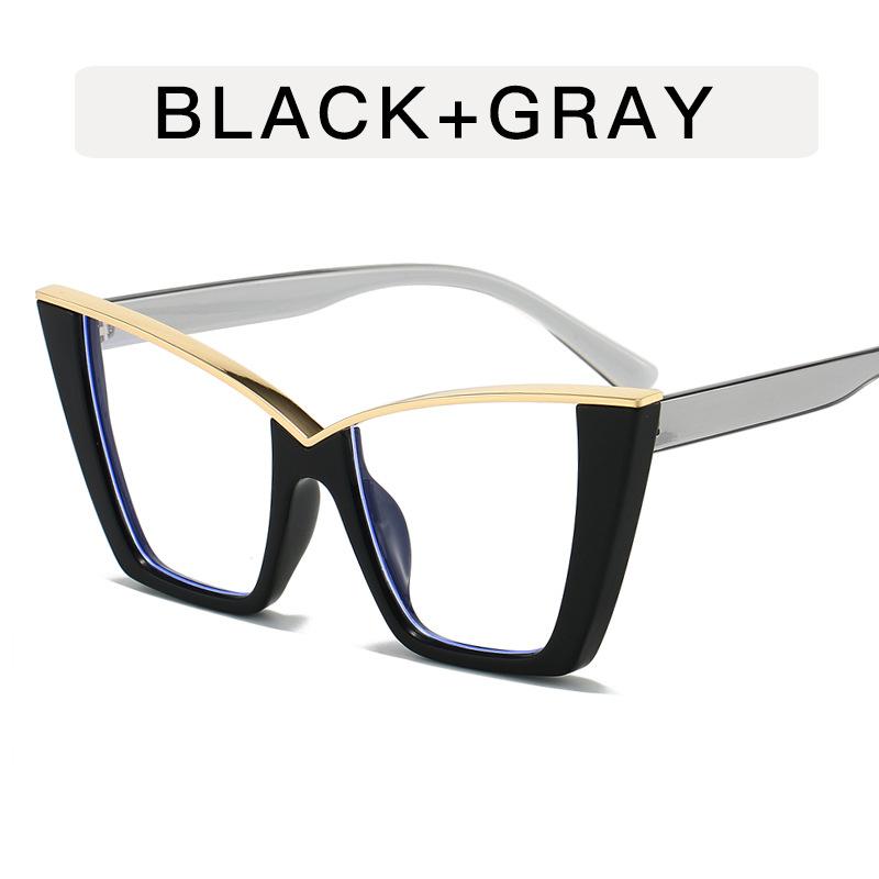 Butterfly Shape Woman Eyeglasses European American Stylish Glasses Frame Blue Light Blocking Women's Glasses