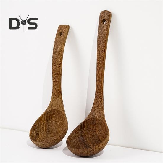 Tepelně odolné kuchyňské náčiní Potravinářské dřevěné užitkové kuchyňské nádobí Pánev špachtle Příslušenství na vaření