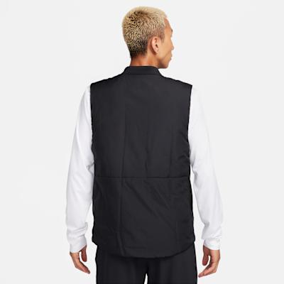 Nike Therma Vests Men's Black Baseball Collar Moderate Other