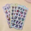 10pcs Wholesale Hot Cartoon Capybara Crayon Shin-Chan 3d Relief Rainbow Sticker Sticker Elf Sky Group Cartoon Rabbit Sticker