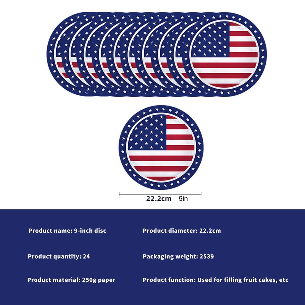 American Flag Independence Day Party Supplies Set
