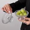 Glacier Glass High-footed Serving Plate