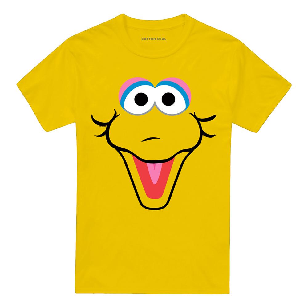 Sesame Street Unisex Adult Big Bird Eyes T-Shirt