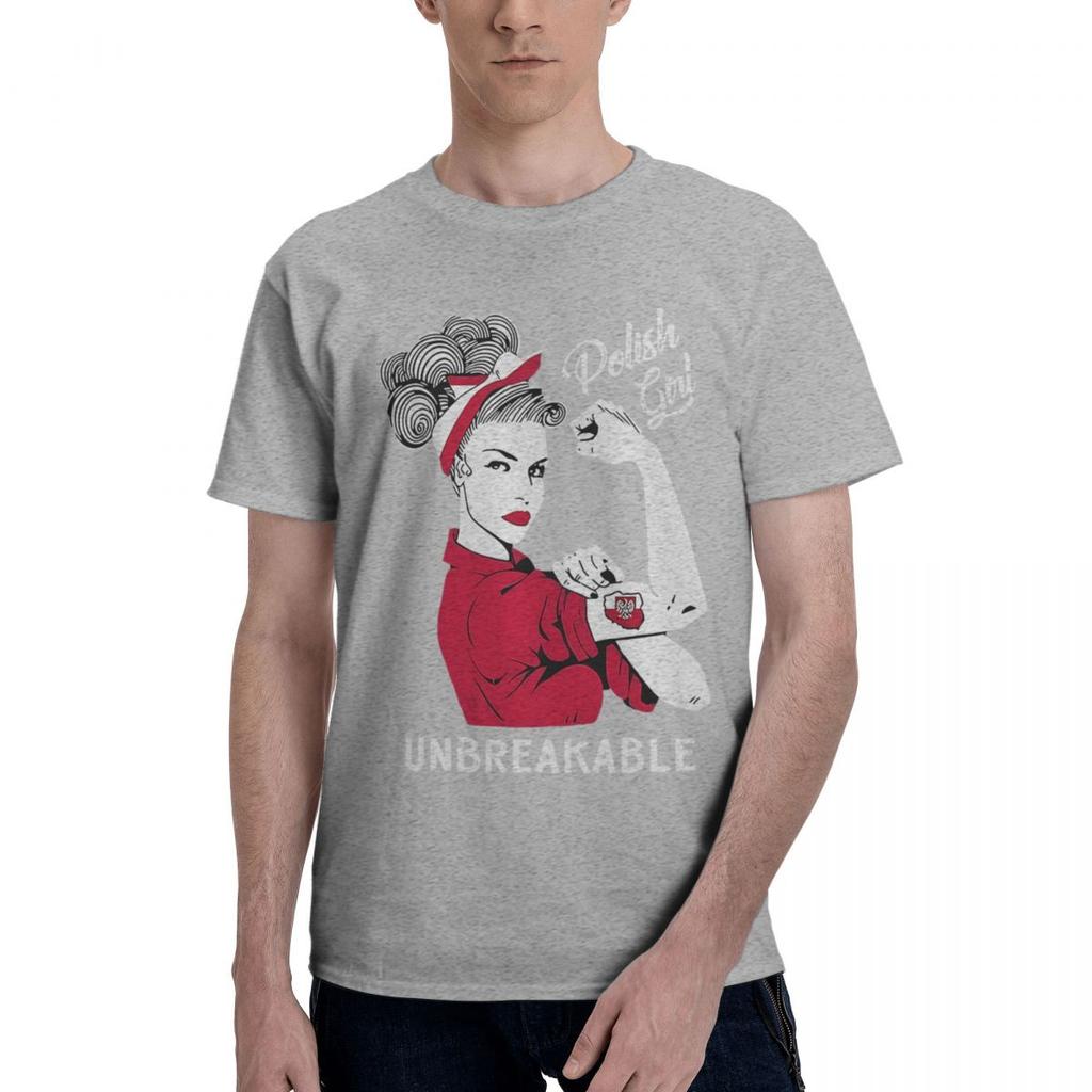Unbreakable Polish Flag 100 Cotton Casual Breathable Confortable Top Football Shirts 2025 Tshirts Men