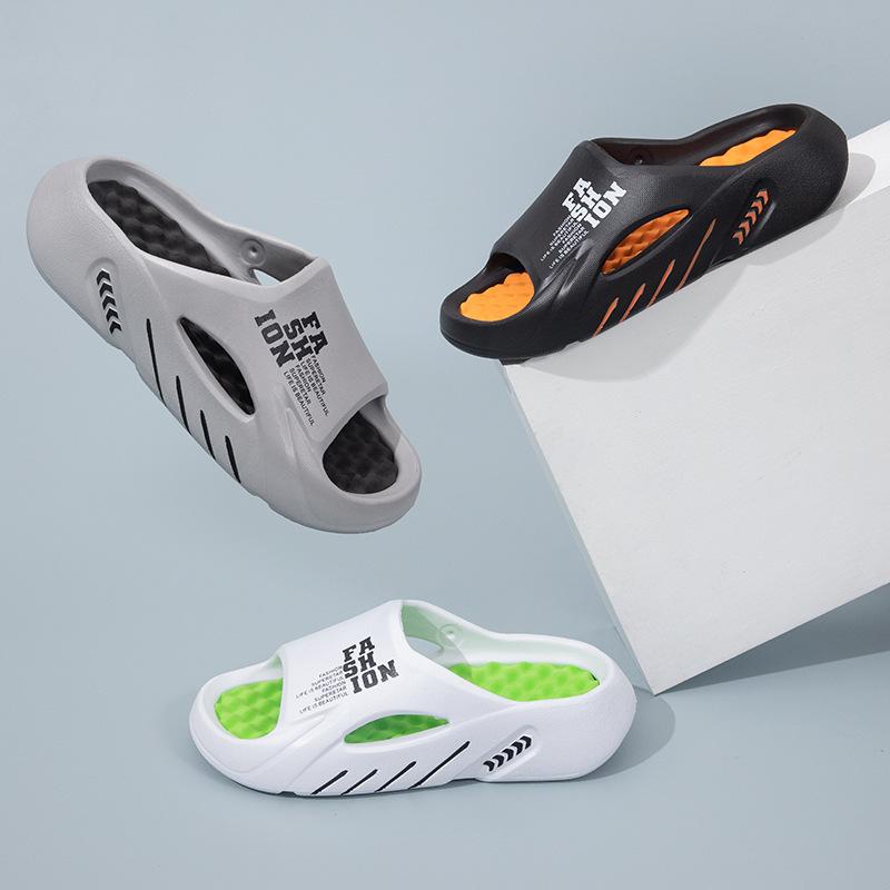 Summer Fashion Men Slippers Comfortable Anti-slip Beach Shoes Casual Plus Size Slippers