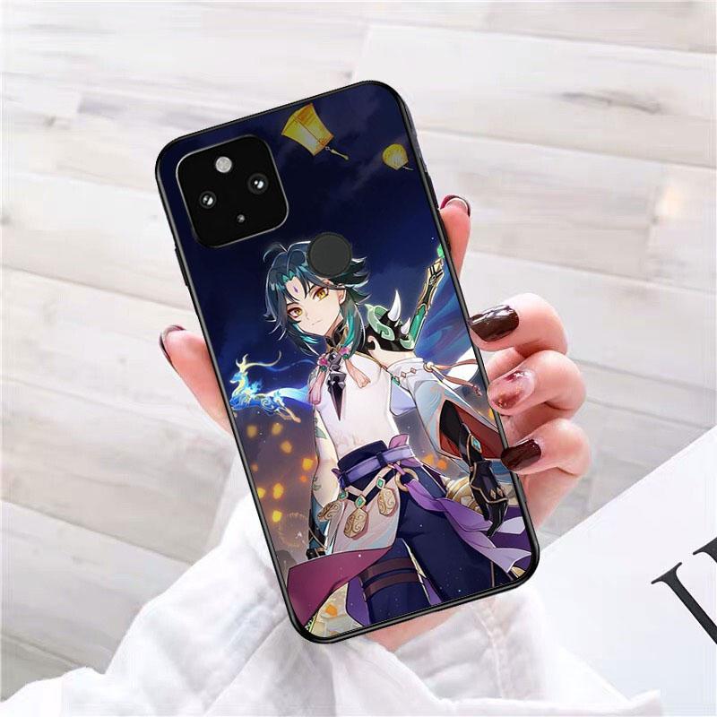 Zhongli Genshin Impact Phone Case for Google Pixel 7 Pro 7 6A 6 Pro 5A 4A 3A Pixel 4 XL Pixel 5 6 4 3 XL 3A XL 2 XL