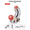 RUNYU Sextoy adulte Tooys hommes métal pénis chasteté Cage réglable anneau de coq Restriction punitive acier inoxydable serrure Sex toy