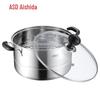 ASD 304 Stainless Steel 2-Layer Steamer Pot