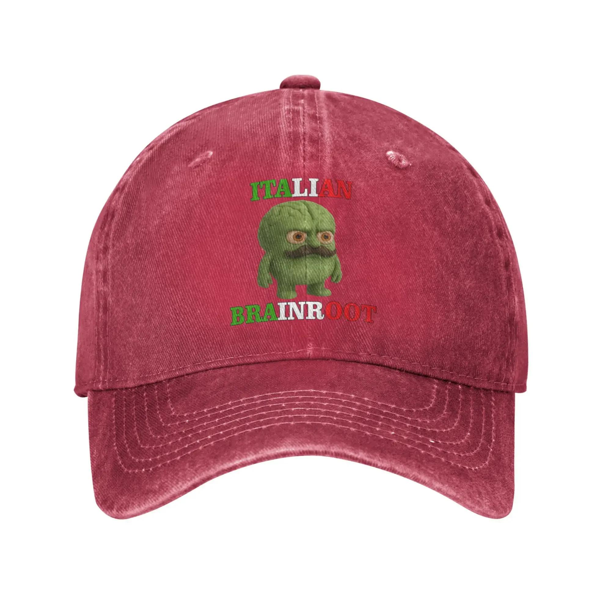 

Italian Brainrot Humor Meme Casual Baseball Cap For WoUnisex Summer Outdoor Gym Hip Hop Hats Street Style Wholesale Snapback Cap One Size