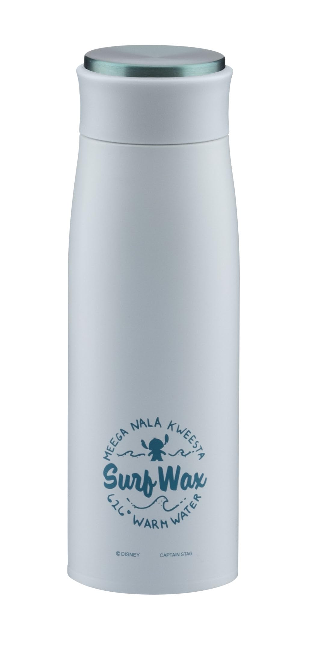 

Captain Stag Disney MP Personal Water Bottle, 450ml, Lilo & StitchSurf Design, Direct Drinking, Vacuum Insulated, for Outdoor Use, MA-2346