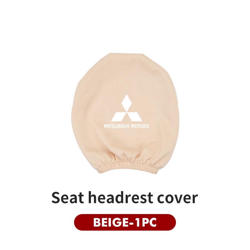 

Car Seat Headrest Cover Seat Neck Pillow Protection Cushion For Mitsubishi Outlander Lancer L200 ASX Pajero Grandis Eclipse