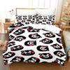 3D Print Kawaii Cartoon Comics Kumamon Bedding Set Double Twin King Duvet Cover Comforter Pillowcase Boys Girls Adults Bedroom
