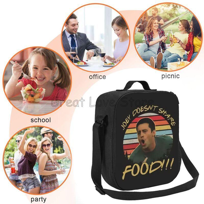 Torba termiczna na lunch z serialu Przyjaciele Przenośna torba termiczna Bento z serialu Przyjaciele Wielokrotnego użytku do pracy, szkoły, podróży, na piknik