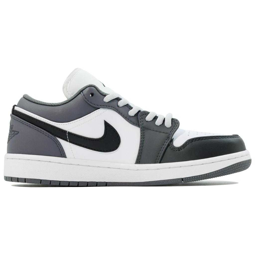 Jordan Air Jordan 1 Synthetic Leather Slip Resistant Abrasion Resistant Low top Skateboard Shoes Unisex Black White 553558-152(Team731)