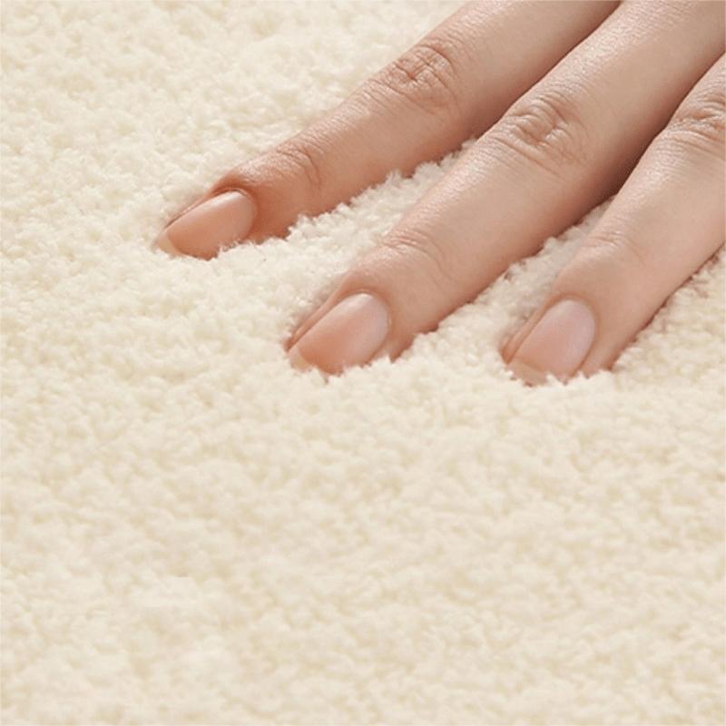 Soft Shag Carpet Cute Floor Mat Microfiber Soft Shaggy Non Slip Area Rug for Living Room Bedroom Bedside Kids Play Room