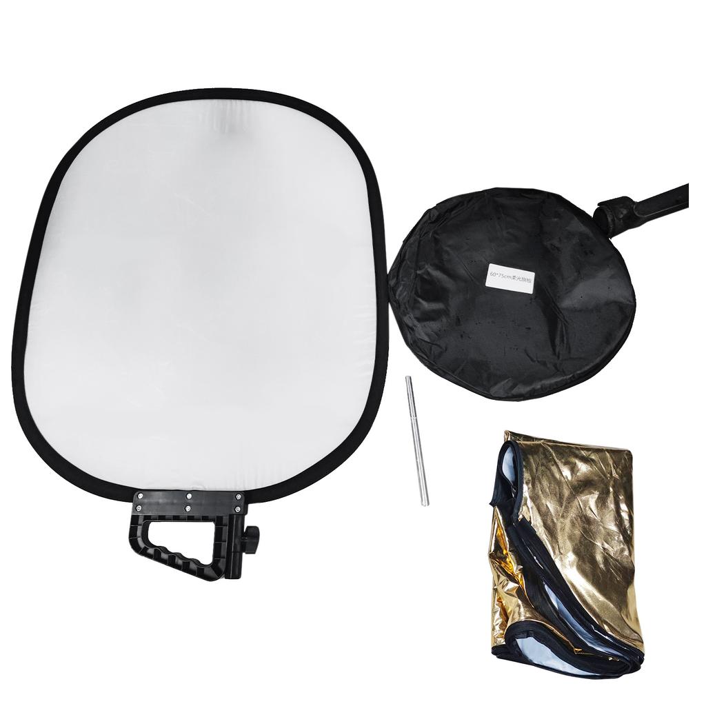 Reflective Light Soft 5 in 1 Screen Reflector Photography Flag Board Black Reflector Screen for Still Life Portrait
