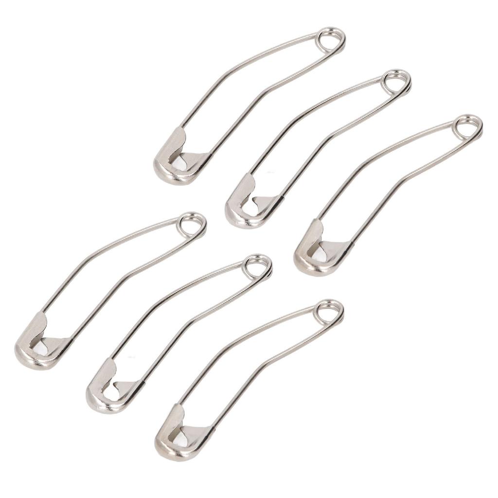 Curved Safety Pins Bulk for Quilting Sewing Clothing Tool Decorative Carbon Steel Ni Plated 2in