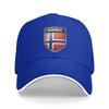 Individuelle Norwegische Stolze Norwegen Flagge Baseballkappe Hip Hop Damen Unisex Verstellbar Papa Hut Sommer Snapback Kappen
