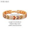 Best-selling Europe, America, the Middle East TK color zircon inlaid bracelet jewelry manufacturer straight hair atmospheric bracelet fashion high