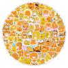 10 30 50 100pcs Orange Bear Cartoon Graffiti Stickers Cute Waterproof Laptop Kids Toys Diy Skateboard Phone Decal Decor Sticker