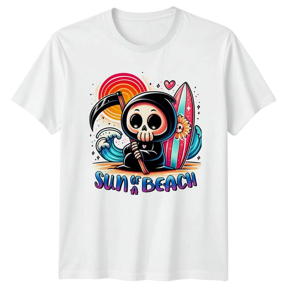 Sun Of A Beach TShirt Kawaii Goth Summer Humour Birthday Gift For Him And Her
