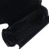 Prada One Handle Handbag Vintage NERO Black Velor Women Used