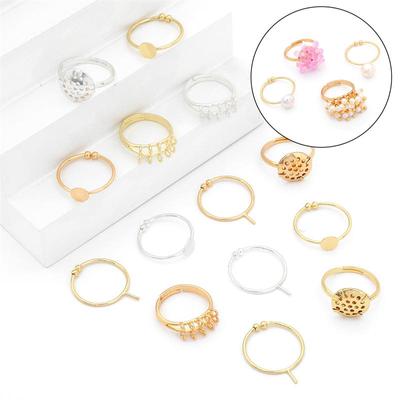 1 Stück Kupfer-Hängebeschichtungsring für DIY-Halskette, Armband, Ohrringe, Schmuckherstellung, Bastelzubehör