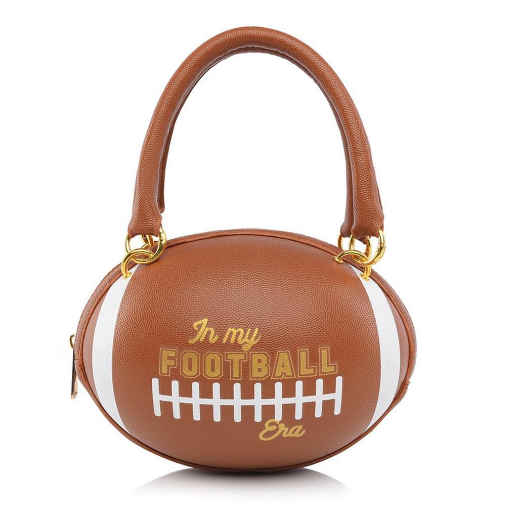 Women's Rugby Soft Bag Contrast Color Letters Trendy Fashion Niche Handbag