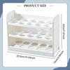 Egg Holder Easter Eggs Shelf Storage Rack for Kitchen Supermarket Pantry White