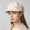 Autumn and Winter New Top Hat Wool Cap Fashionable Elegant Hat Women's Trendy Woolen Hat Fashionable Star Anise Felt Hat