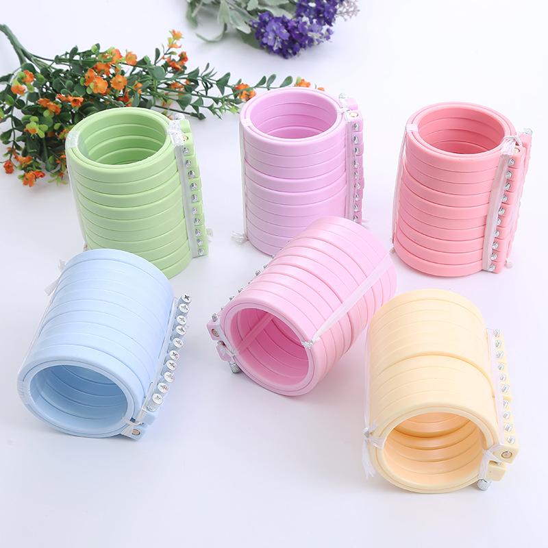 DIY Plastic Embroidery Hoops Cross Stitch Frame Stretch Ring Tool for Needlecraft Sewing Loop Cross Stitching