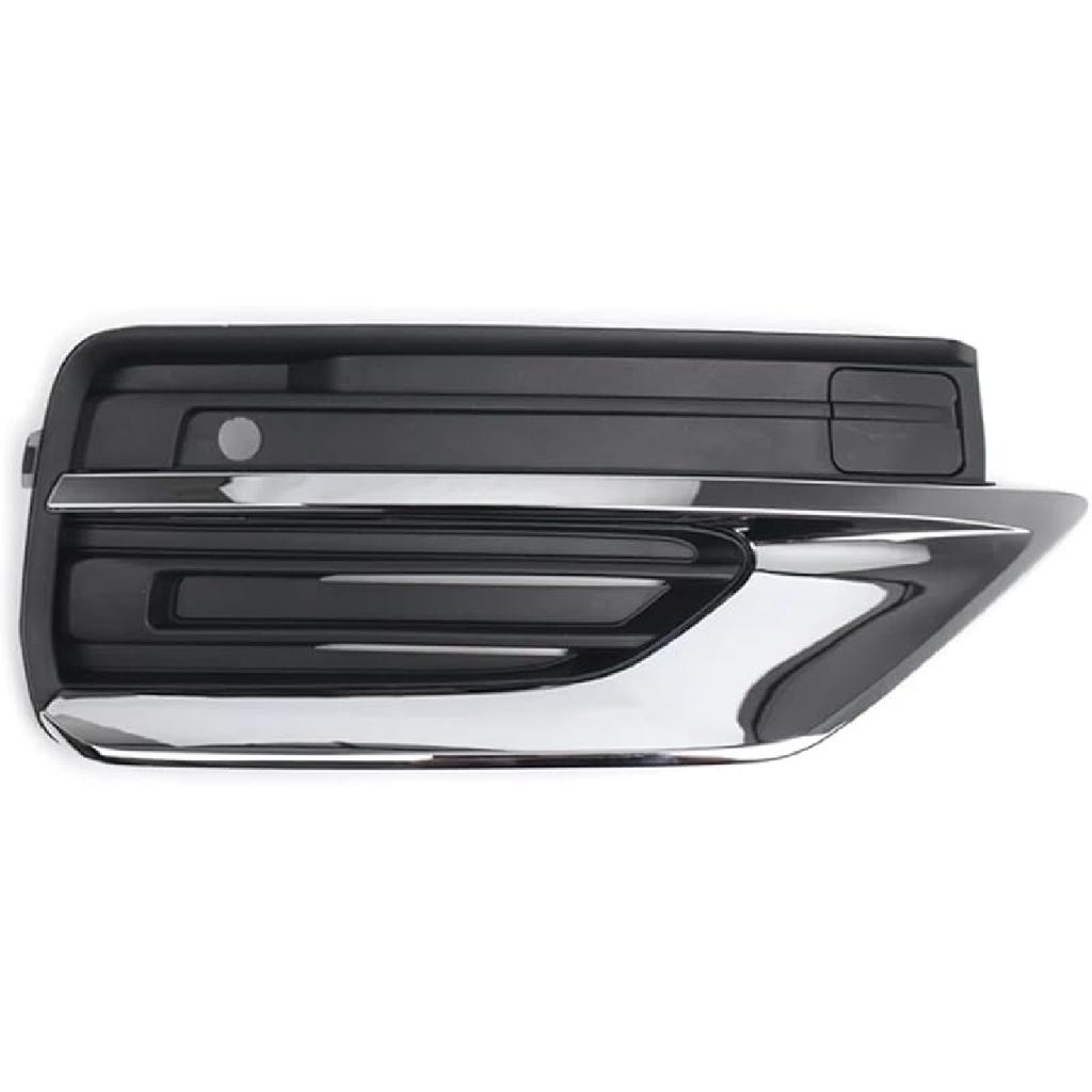 1pc Left/Right Car Front Lower Bumper Grilles Trim Chrome Cover 31663539 31663514 Compatible For Volvo XC90 2020 2021 2022 2023 2024 Parts(Left 1pc)