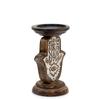Hamsa Candle Holder Mango Wood, Small 18x11cm