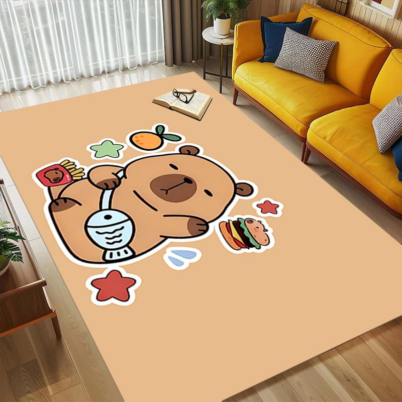 Bear Food Living Room Nonslip Area Rug Soft Carpet For Bedroom Game Playroom Sofa Office Home Decor Doormat Christmas Gift C92990